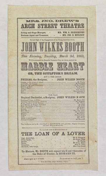 the normal heart playbill. Playbill from the Arch Street